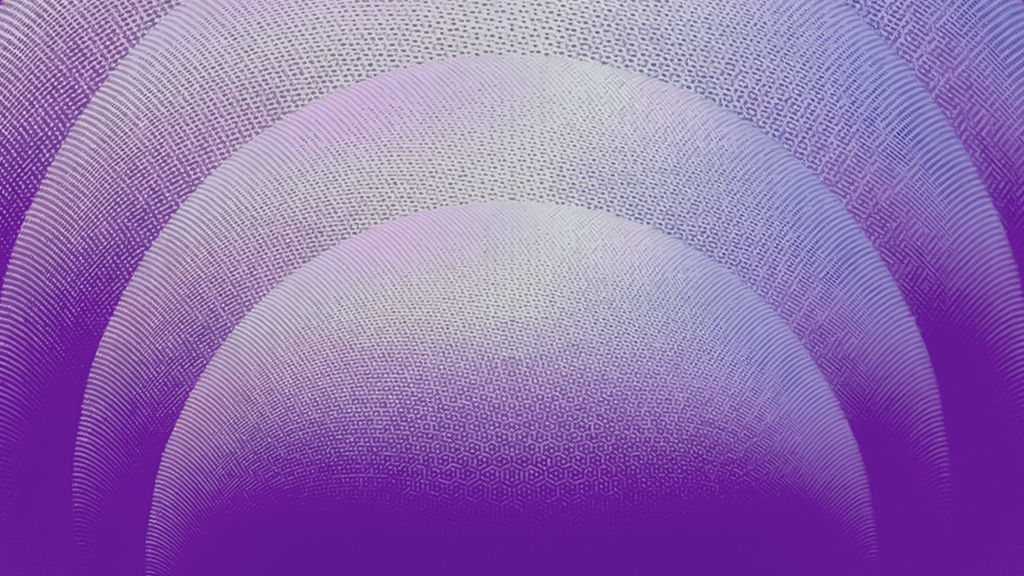 Hintergrund Design, Ringe/Kreise mit violettem Verlauf